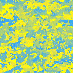 Fototapeta na wymiar Brushstroke camouflage seamless pattern background. Vector illustration.