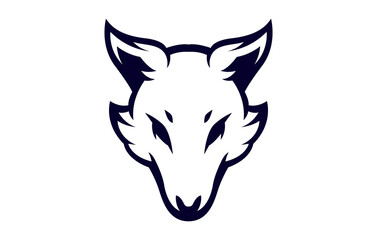 Fox Head Logo Design Template