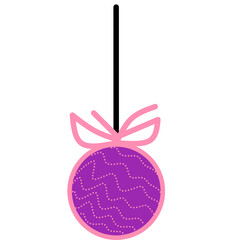 Christmas ball vector
