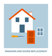 Windows and doors installation and replacement service