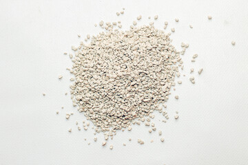 Soy ecological filler for cat litter, granules absorb moisture.