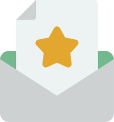 invitation letter illustration in minimal style