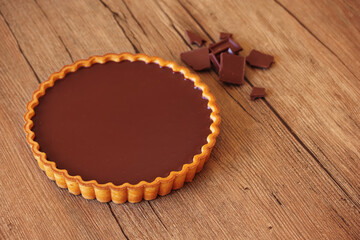 手作り生チョコレートタルト