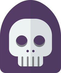 cute ghost illustration in minimal style