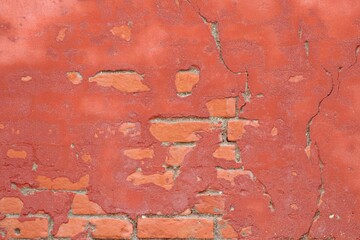 verwitterte Gebäudewand