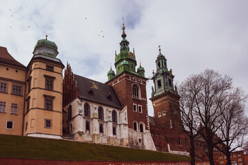 Fototapeta na wymiar Krakow old town in spring