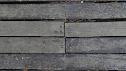 Wooden background of old boards