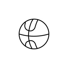 basketball icon. Premium quality vector symbol drawing concept for your logo web mobile app UI design. eps 10