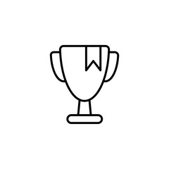 trophy icon or logo isolated sign symbol vector illustration - high quality black style vector icons eps 10