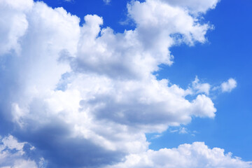 Obraz na płótnie Canvas blue sky and clouds wallpaper background and sunny day