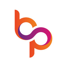 Letter B and P Logo design