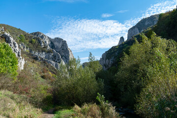 Turda gorge (Romanian: Cheille Turzii) in Transylvania, Romania