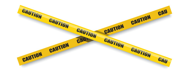 warning tape official crime and danger tapes  illustration