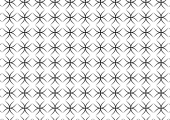 Fabric pattern seamless back and white 