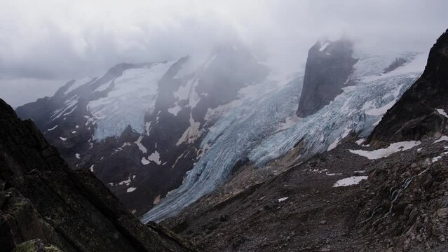Bugaboo Glacier in Bugaboo Provincial Park, British Columbia, Canada.