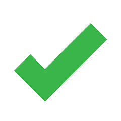 Green check mark icon