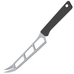 3d rendering illustration of a knife for soft cheese