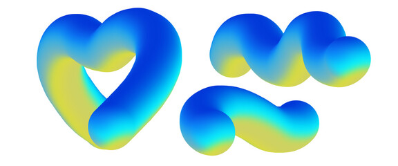 Colorful Liquid or Fluid Gradient Design Element