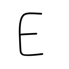 doodle alphabet abcd hand drawn