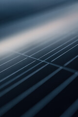Detail of a photovoltaic system, for sustainable energy and against climate change