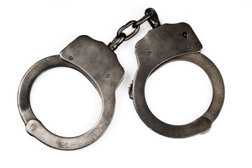 handcuffs isolated