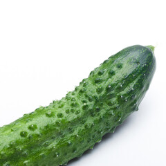 cucumber isolated on white background