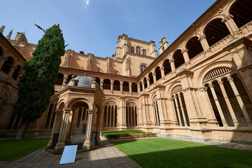 Obraz premium Convento de San Esteban in Salamanca, Spain. A Dominican monastery, the Convento de San Esteban (Saint Stephen) Salamanca City, Spain, Europe.