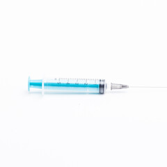 syringe isolated on white