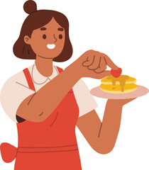 cook pancake food breakfast kitchen sweet