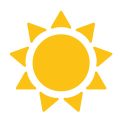 Brightness Icon, Intensity Setting sun icon
