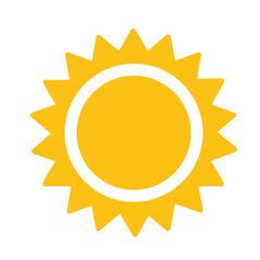 Brightness Icon, Intensity Setting sun icon