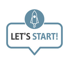 let's start vector illustration - speech bubble