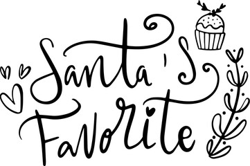 Christtmas lettering typography hand written phrase