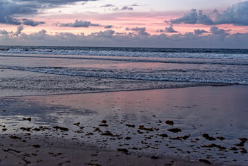 Sunset in Famara Beach - Lanzarote - Canary Islands