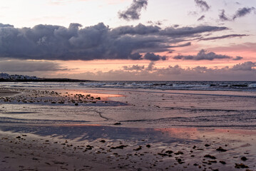 Sunset in Famara Beach - Lanzarote - Canary Islands
