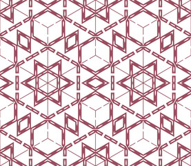 Geometric pattern. Seamless vector background. Ethnic graphic design.