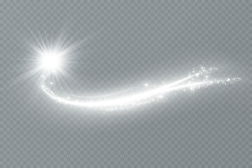 
Magic spiral with sparkles.White light effect.Glitter particles with lines.Swirl effect.