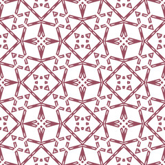 Geometric pattern. Seamless vector background. Ethnic graphic design.