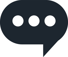 Speech balloon icon.