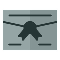 certificate icon vector