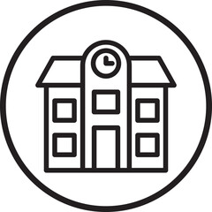 school icon style