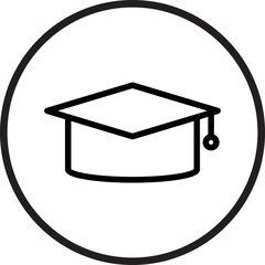 Mortarboard Icon Style