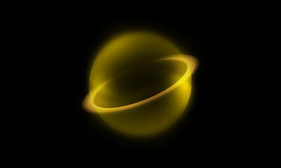 Bright light effect with rays and highlights.