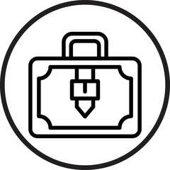 Briefcase Icon Style