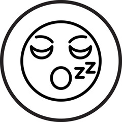 Obraz premium Sleepy Icon Style