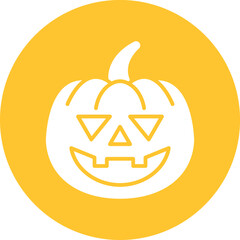 Halloween pumpkin Vector Icon which is suitable for commercial work and easily modify or edit it

