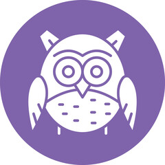 Halloween owl Vector Icon which is suitable for commercial work and easily modify or edit it
