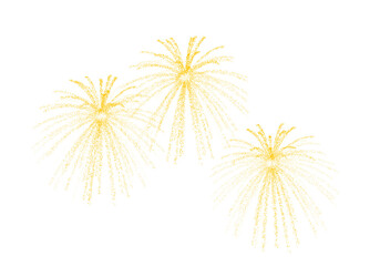 Fireworks for celebration.3D rendering