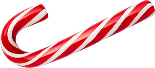 Peppermint Candy Cane isolated