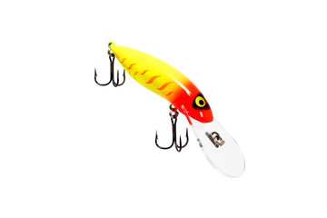 bright wobbler on a white background